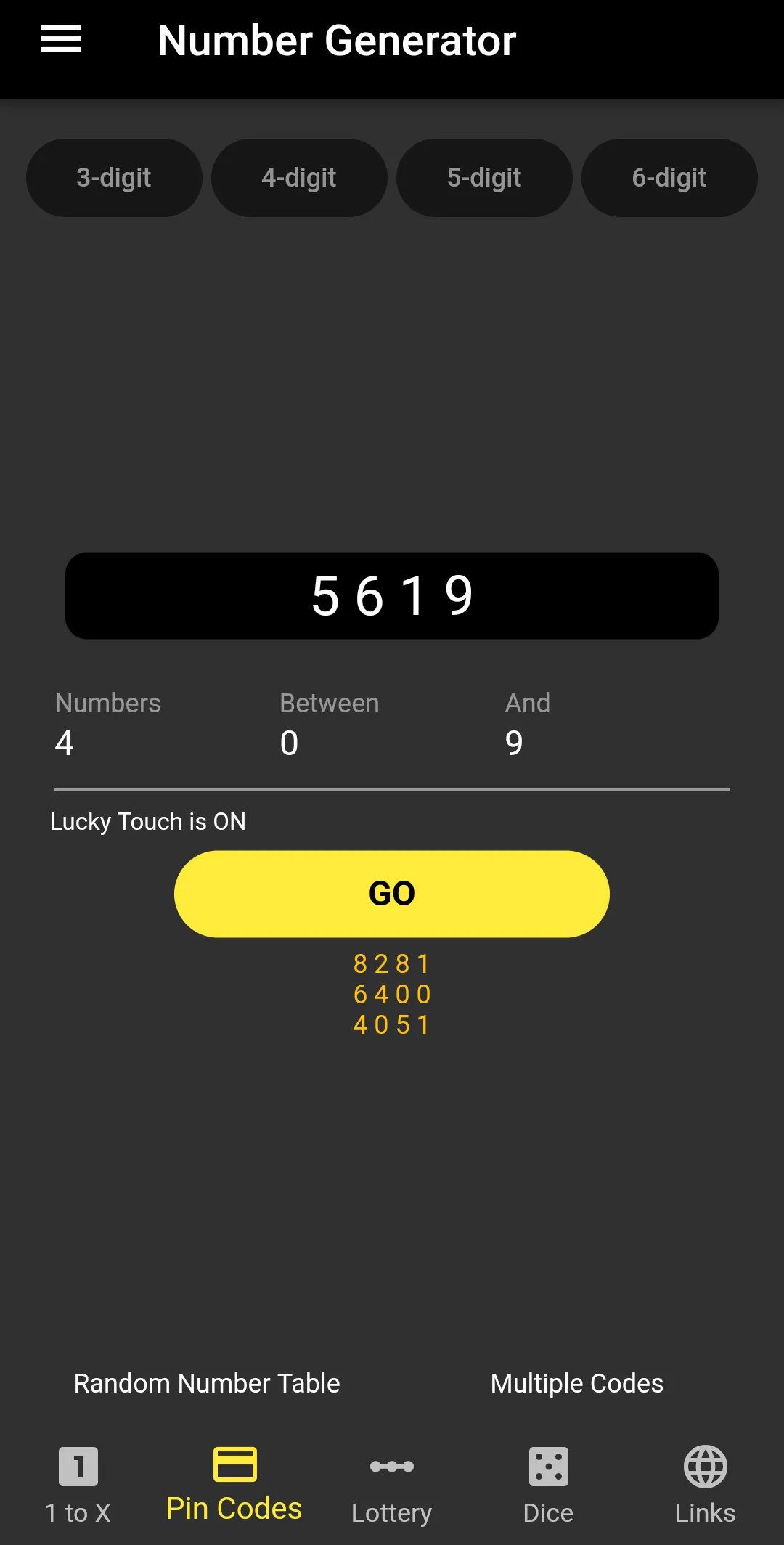 Number Generator | Indus Appstore | Screenshot