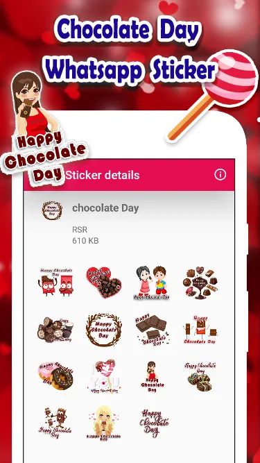 Valentine Day Sticker | Indus Appstore | Screenshot