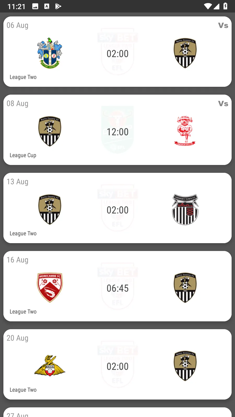 Notts County Fan App | Indus Appstore | Screenshot