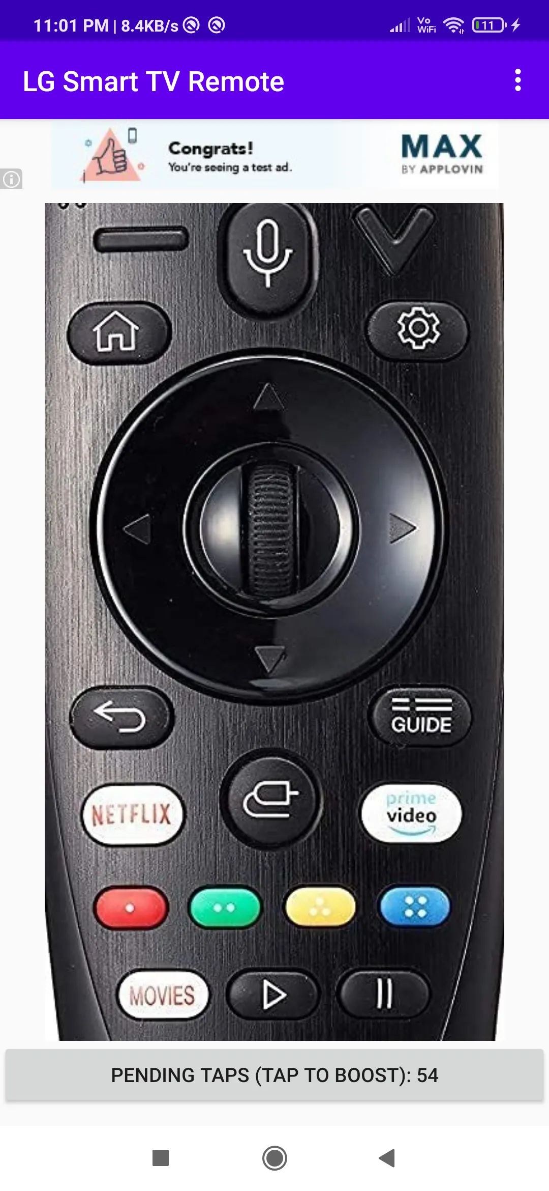 LG Smart TV Remote | Indus Appstore | Screenshot