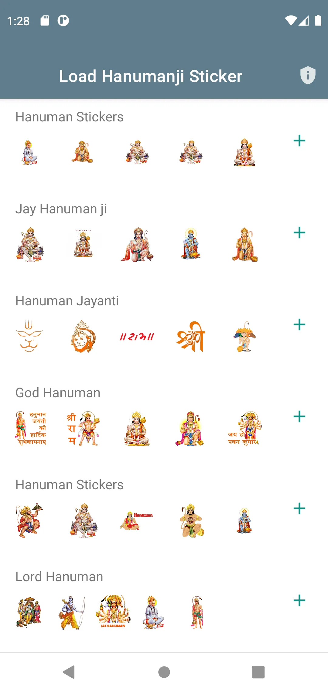 Ram Bhakt Hanuman Stickers | Indus Appstore | Screenshot