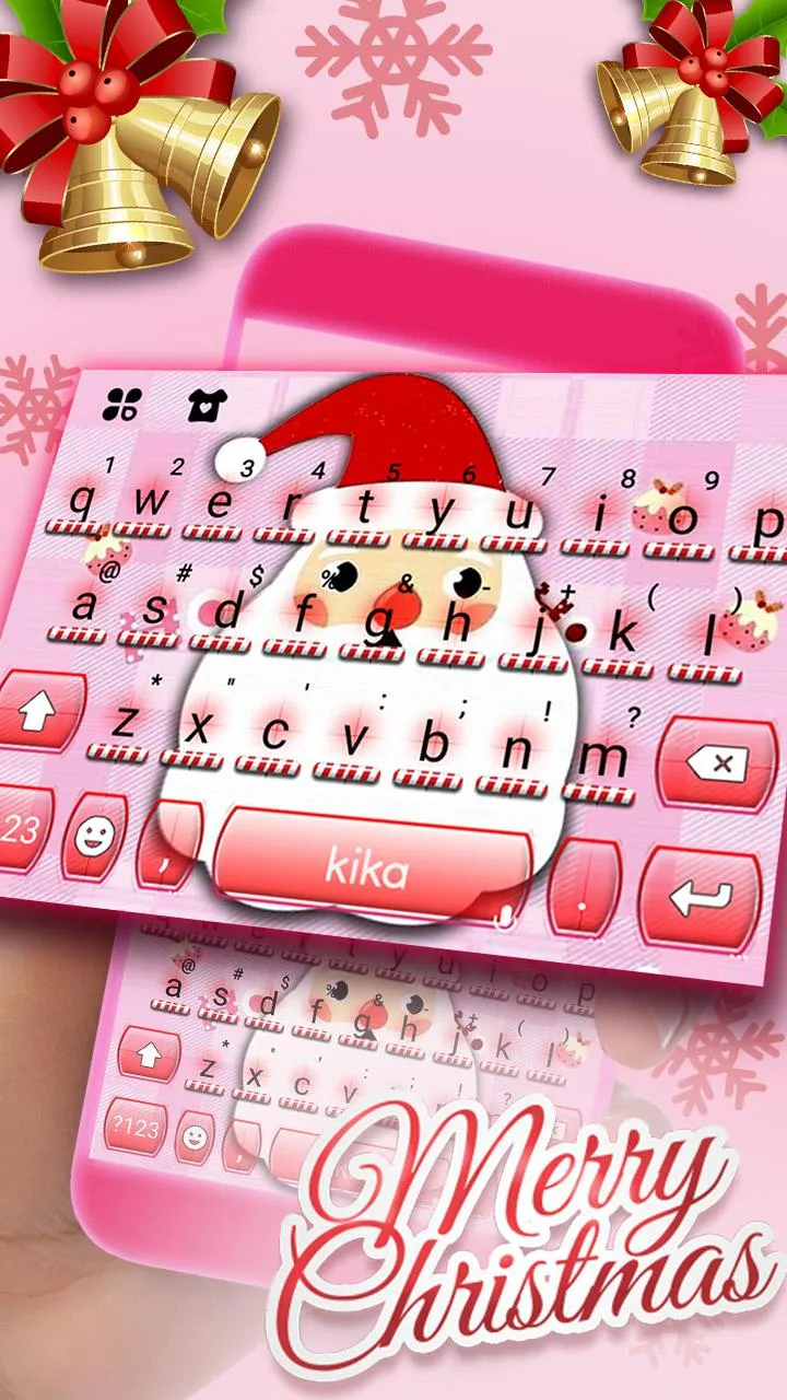 Kawaii Christmas Keyboard Them | Indus Appstore | Screenshot