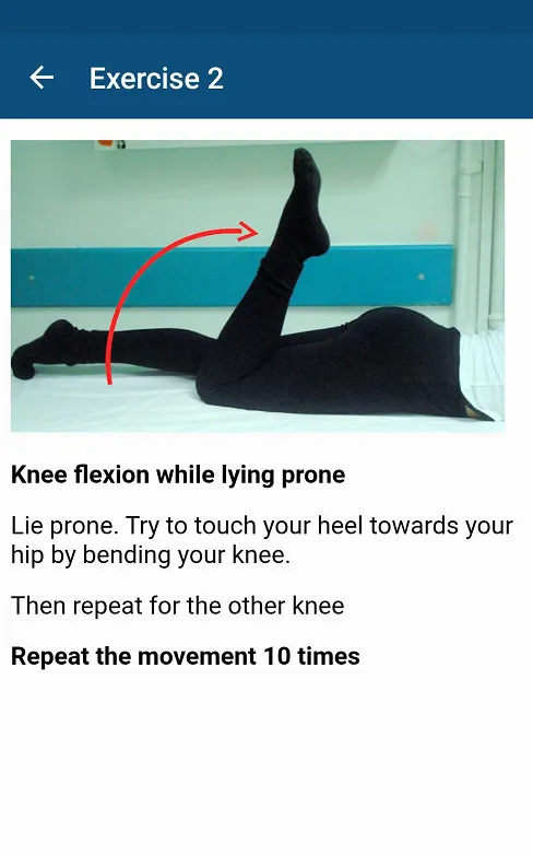 Knee Osteoarthritis Exercises | Indus Appstore | Screenshot