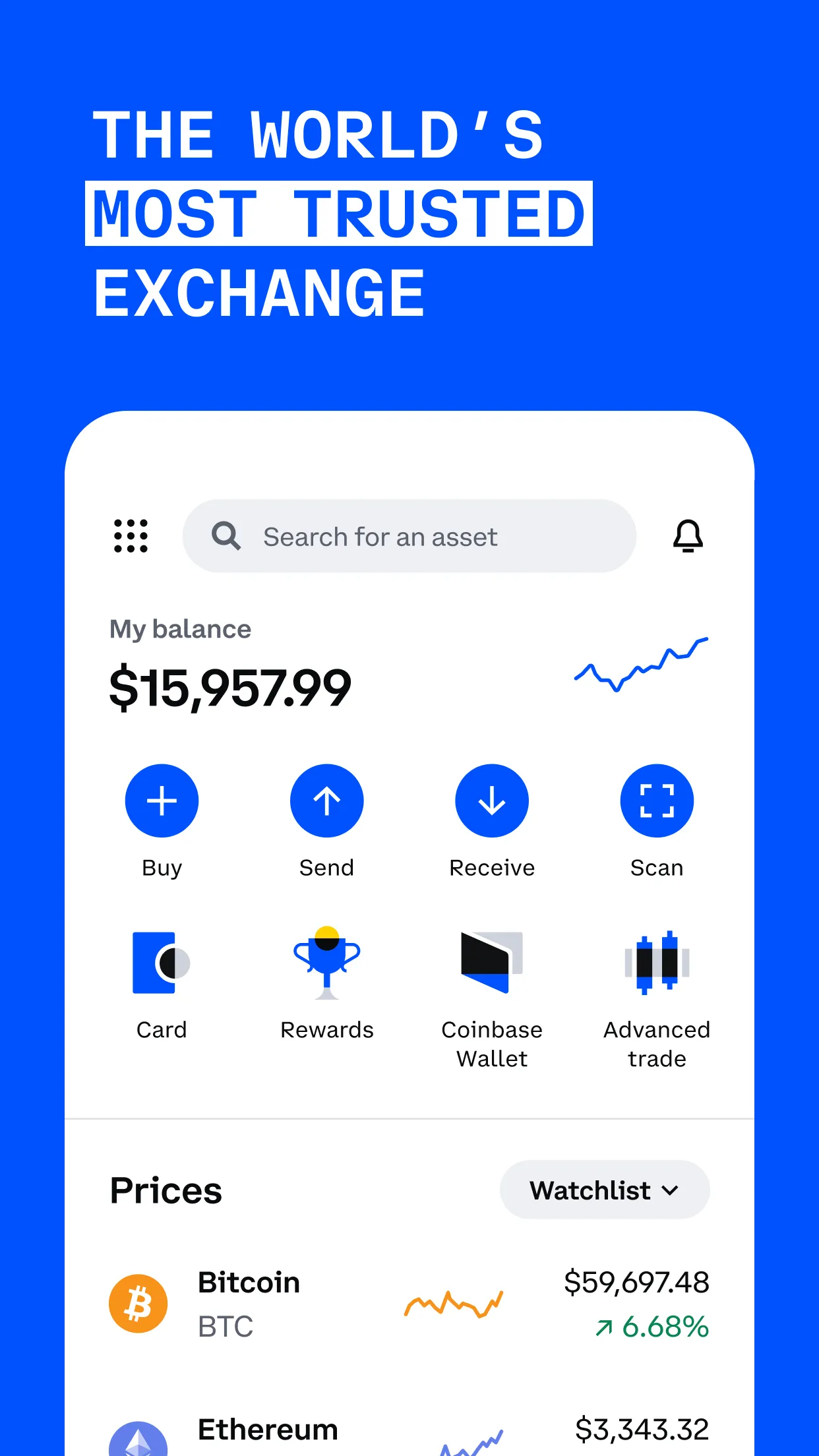 Coinbase: Buy Bitcoin & Ether | Indus Appstore | Screenshot