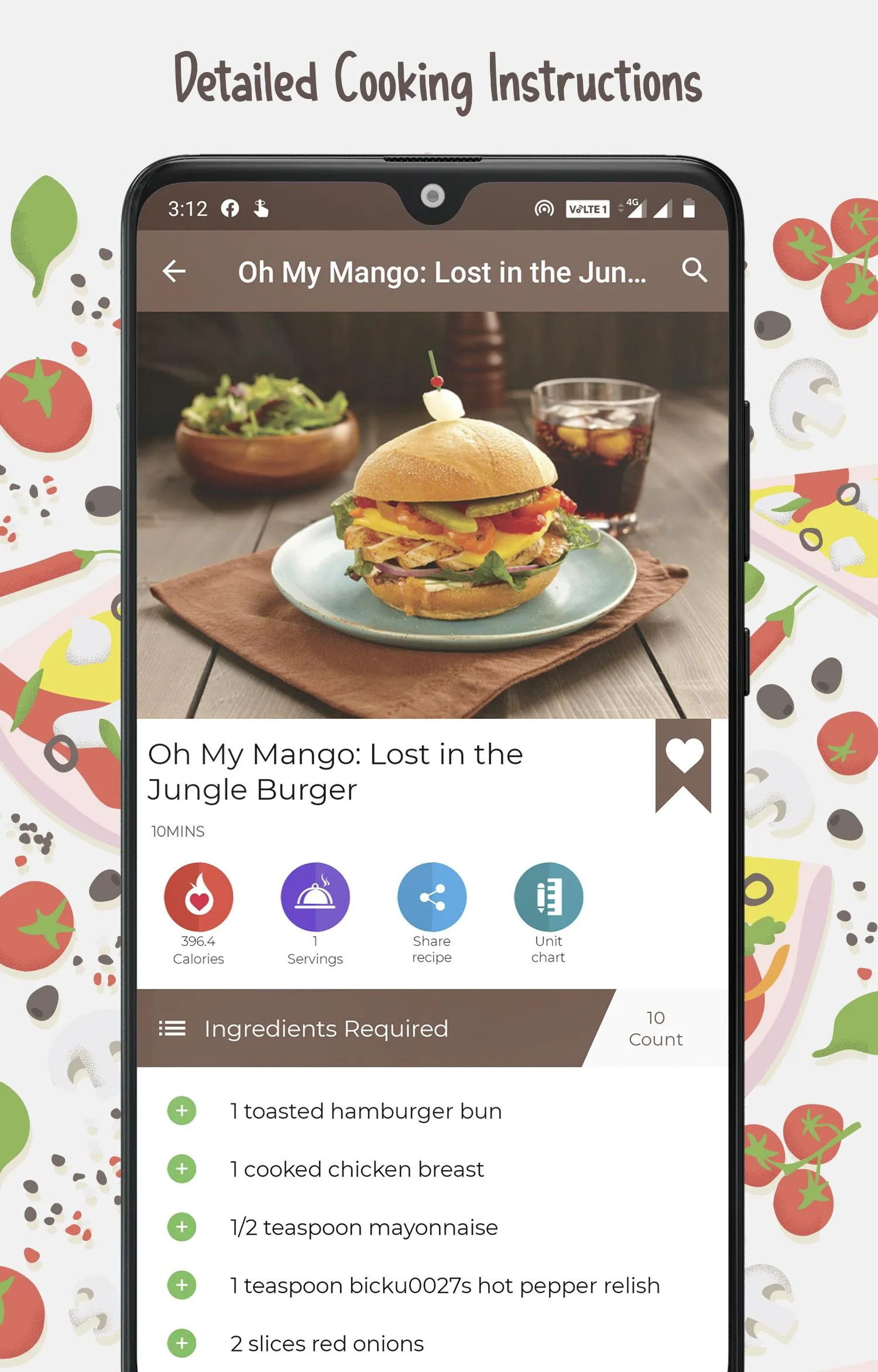 Burger and Pizza Recipes | Indus Appstore | Screenshot