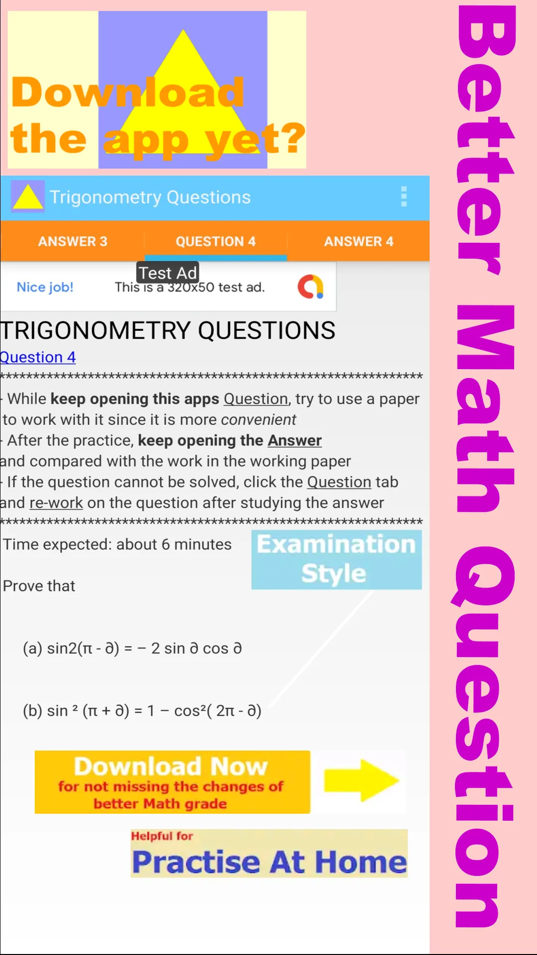 Trigonometry Questions | Indus Appstore | Screenshot