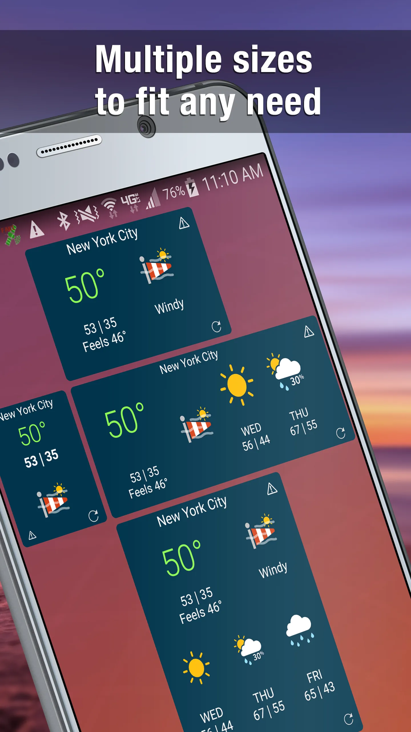 Weather Widget by WeatherBug | Indus Appstore | Screenshot