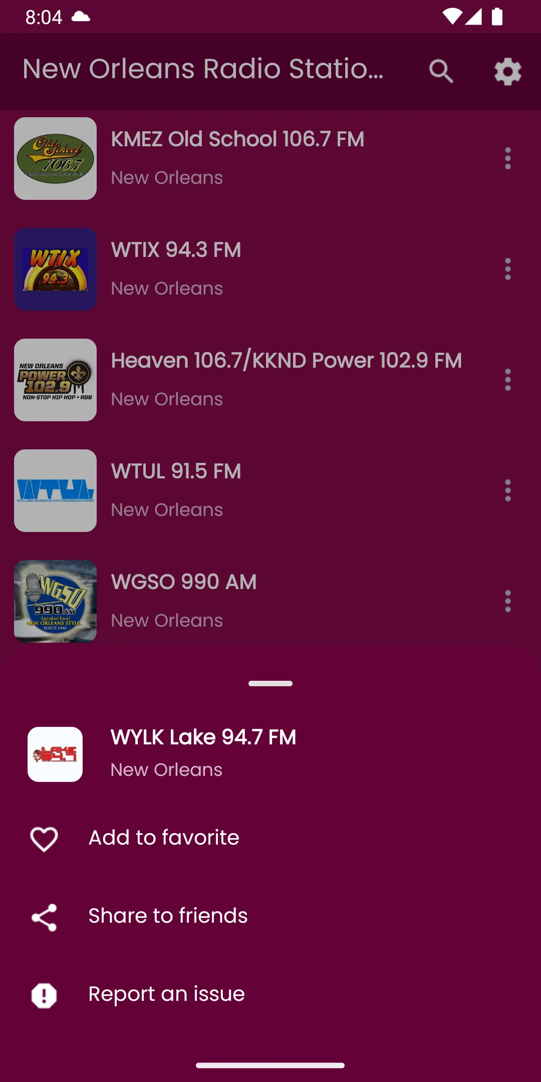 New Orleans Radio Stations | Indus Appstore | Screenshot