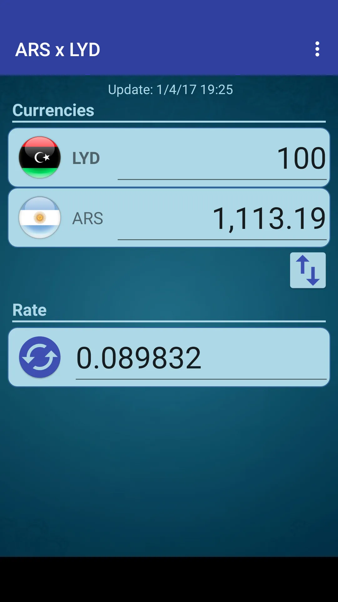 Argentine Peso x Libyan Dinar | Indus Appstore | Screenshot