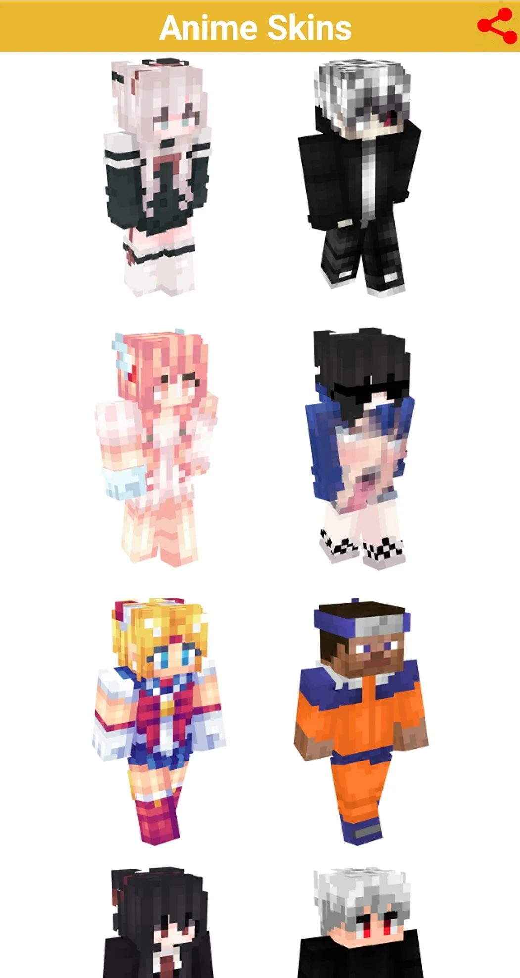 Anime Skins minecraft | Indus Appstore | Screenshot