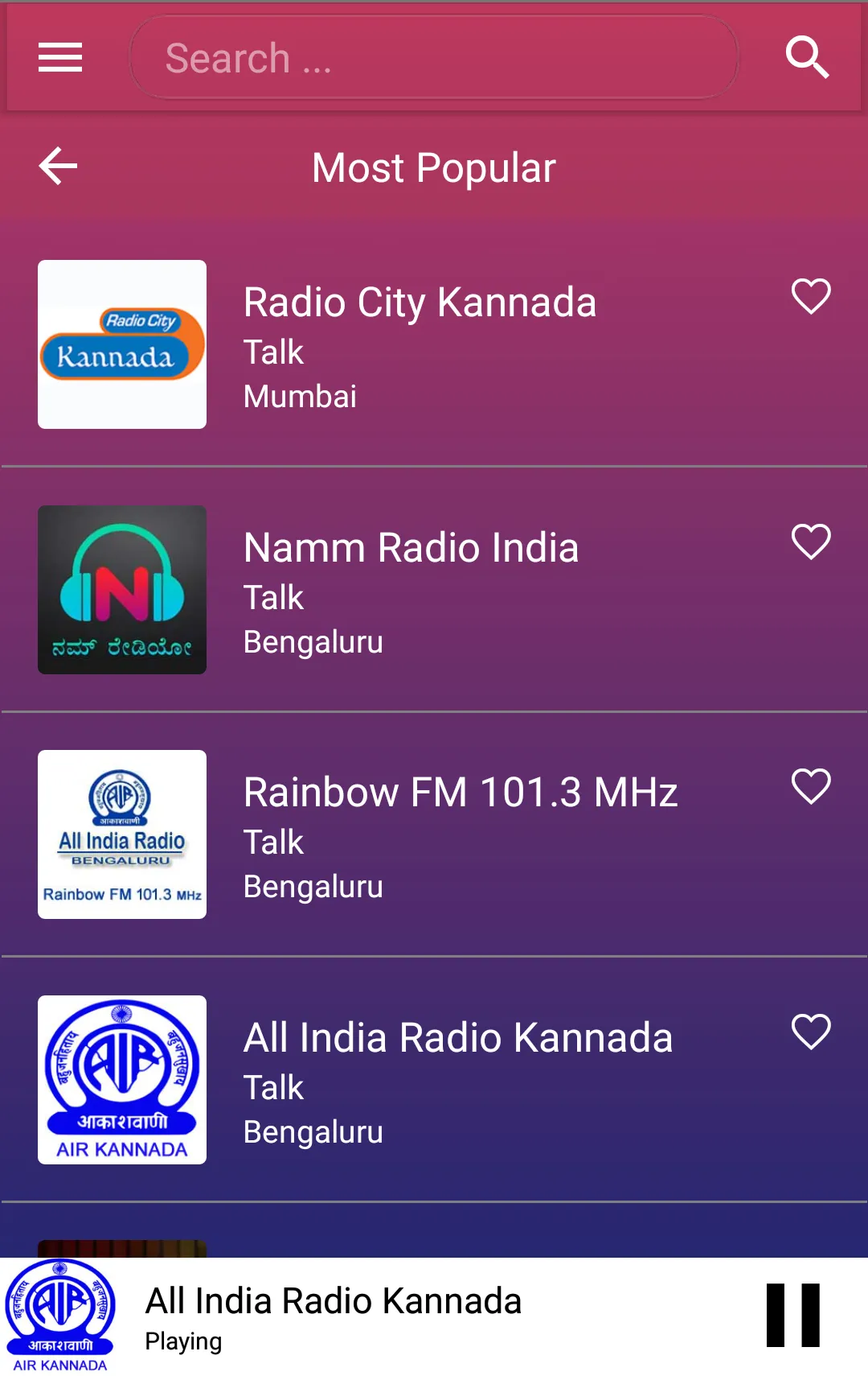 A2Z Kannada FM Radio | 30+ Rad | Indus Appstore | Screenshot