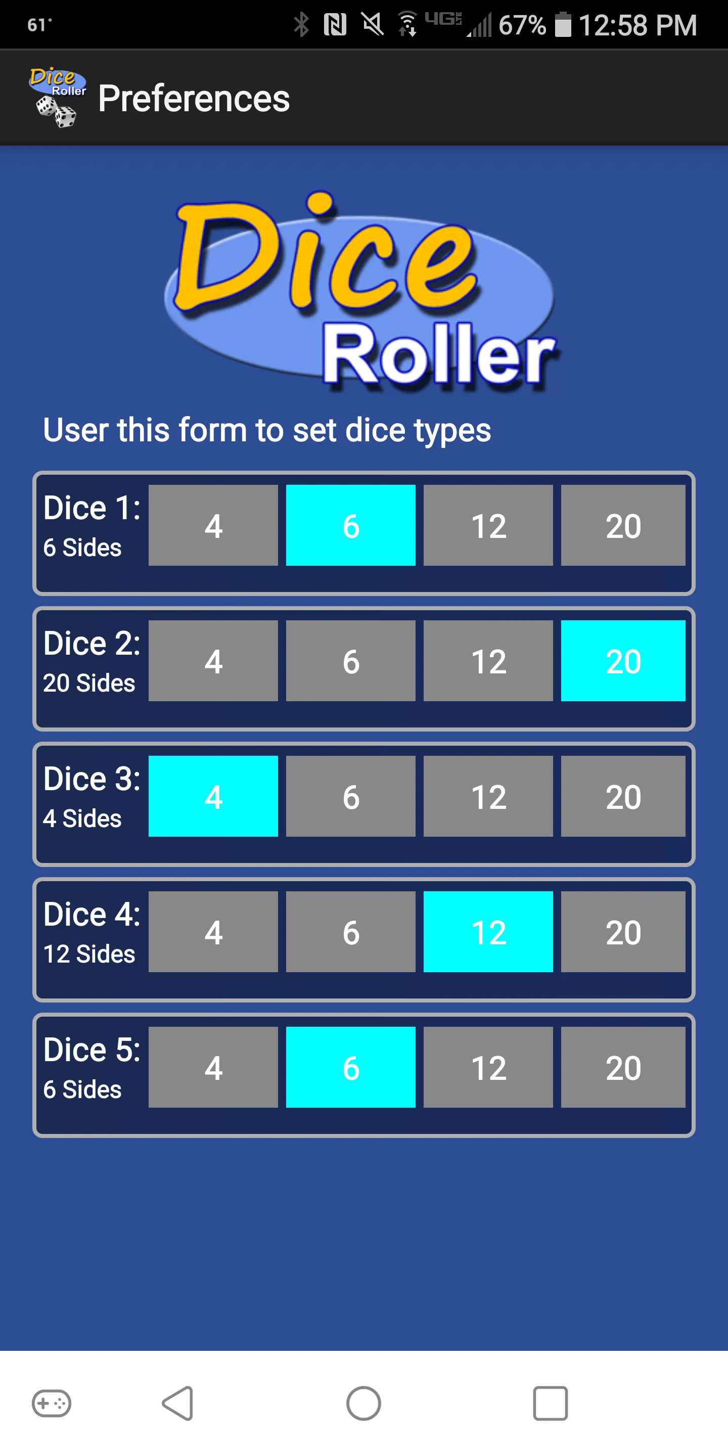 Dice Roller Simulator | Indus Appstore | Screenshot