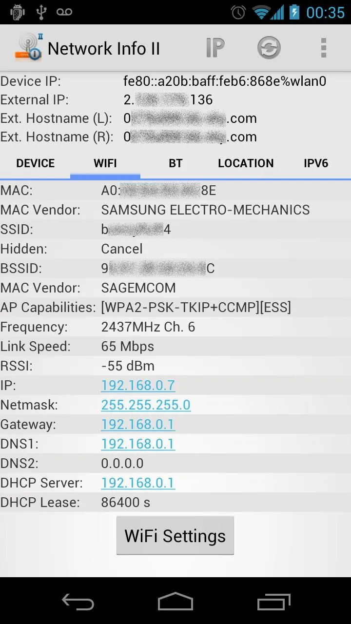 Network Info II | Indus Appstore | Screenshot