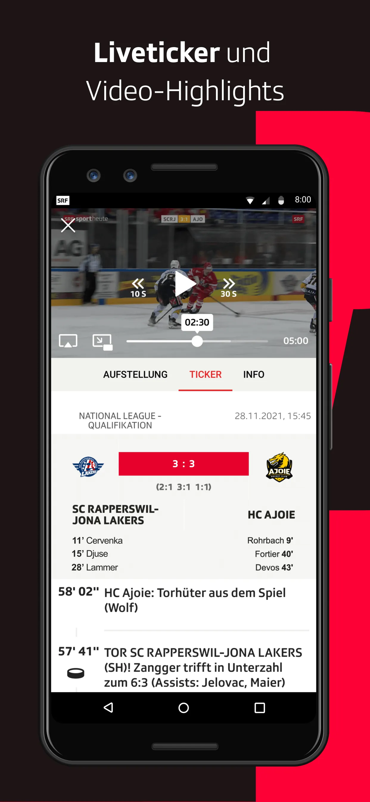 SRF Sport - Live Sport | Indus Appstore | Screenshot
