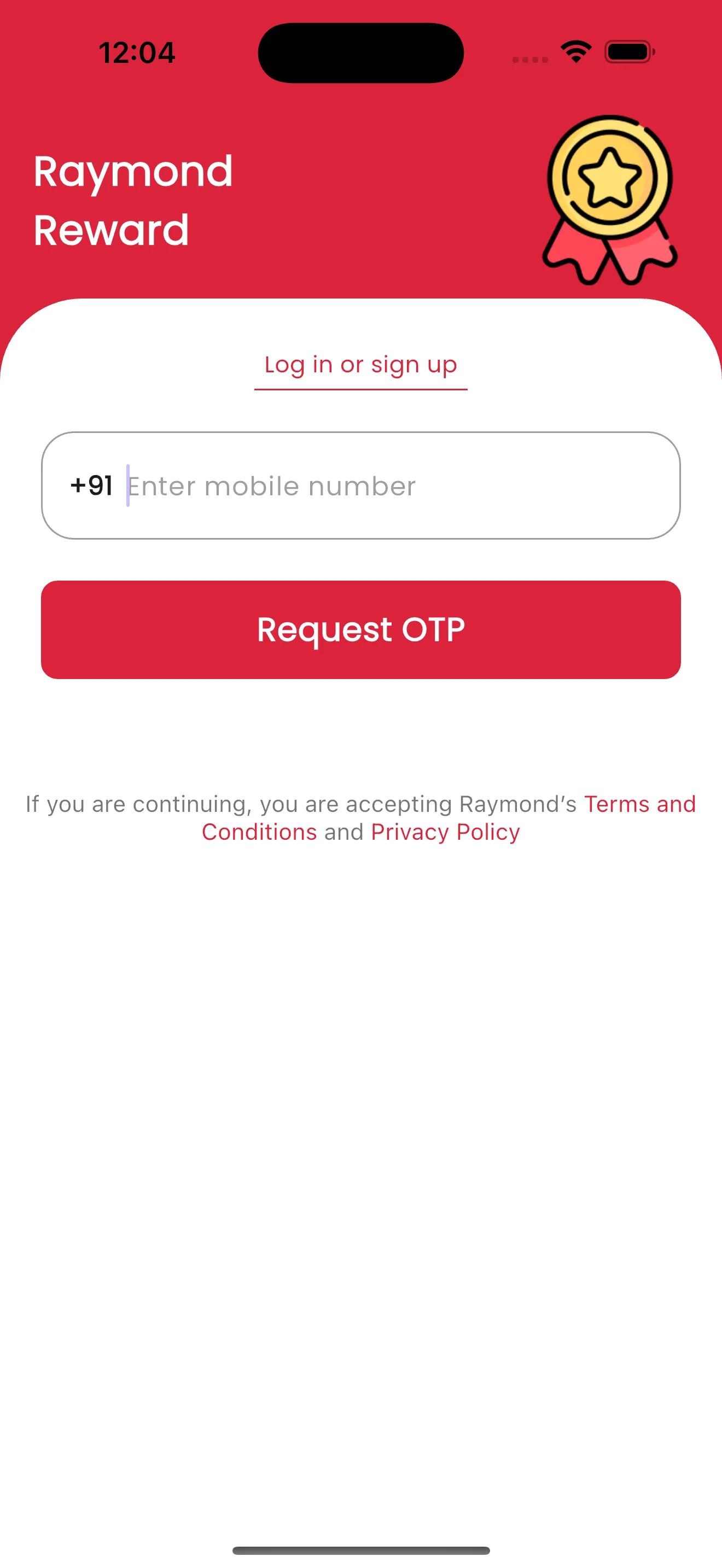 Raymond Rewards | Indus Appstore | Screenshot