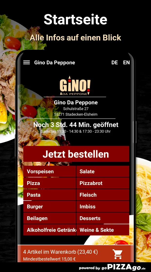 Gino Da Peppone Stadecken-Elsh | Indus Appstore | Screenshot