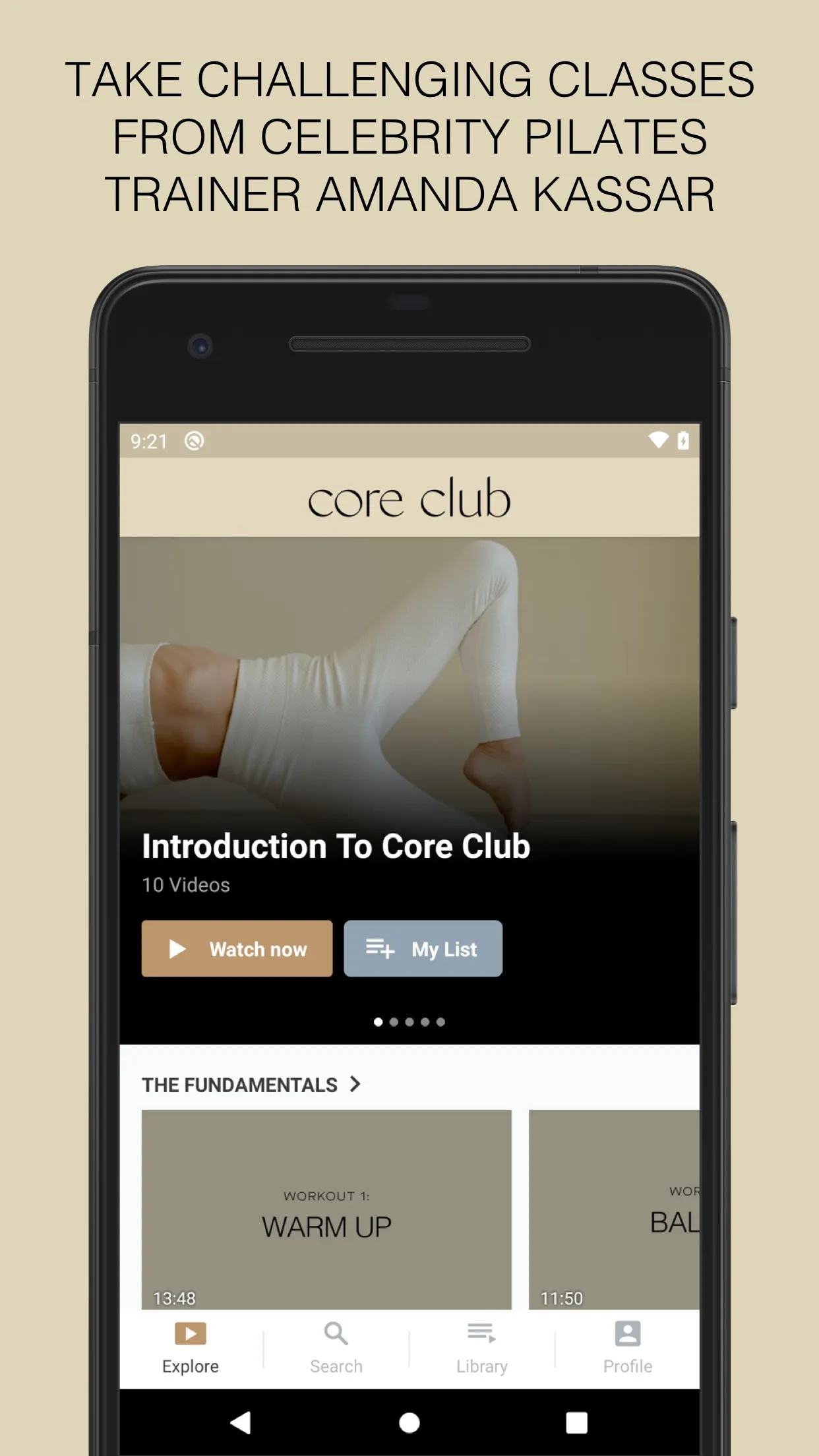 CORE CLUB: Pilates by Amanda | Indus Appstore | Screenshot