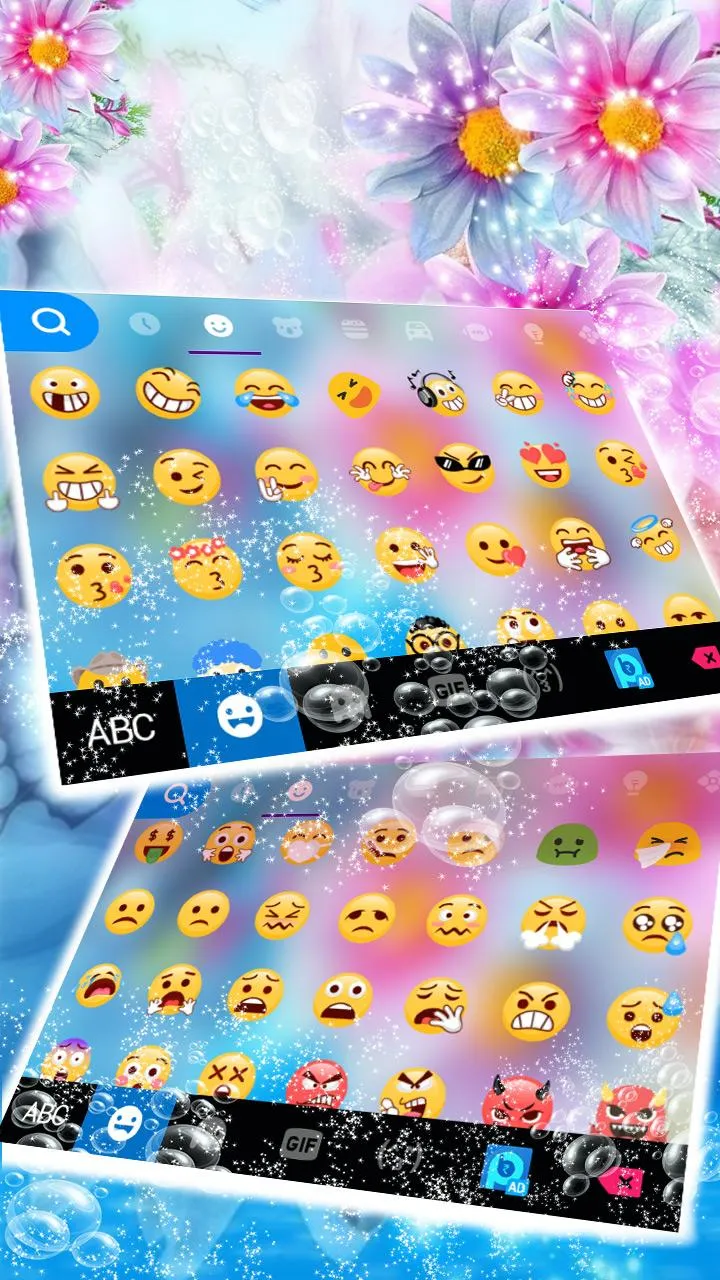 Flowers Underwater Keyboard Th | Indus Appstore | Screenshot