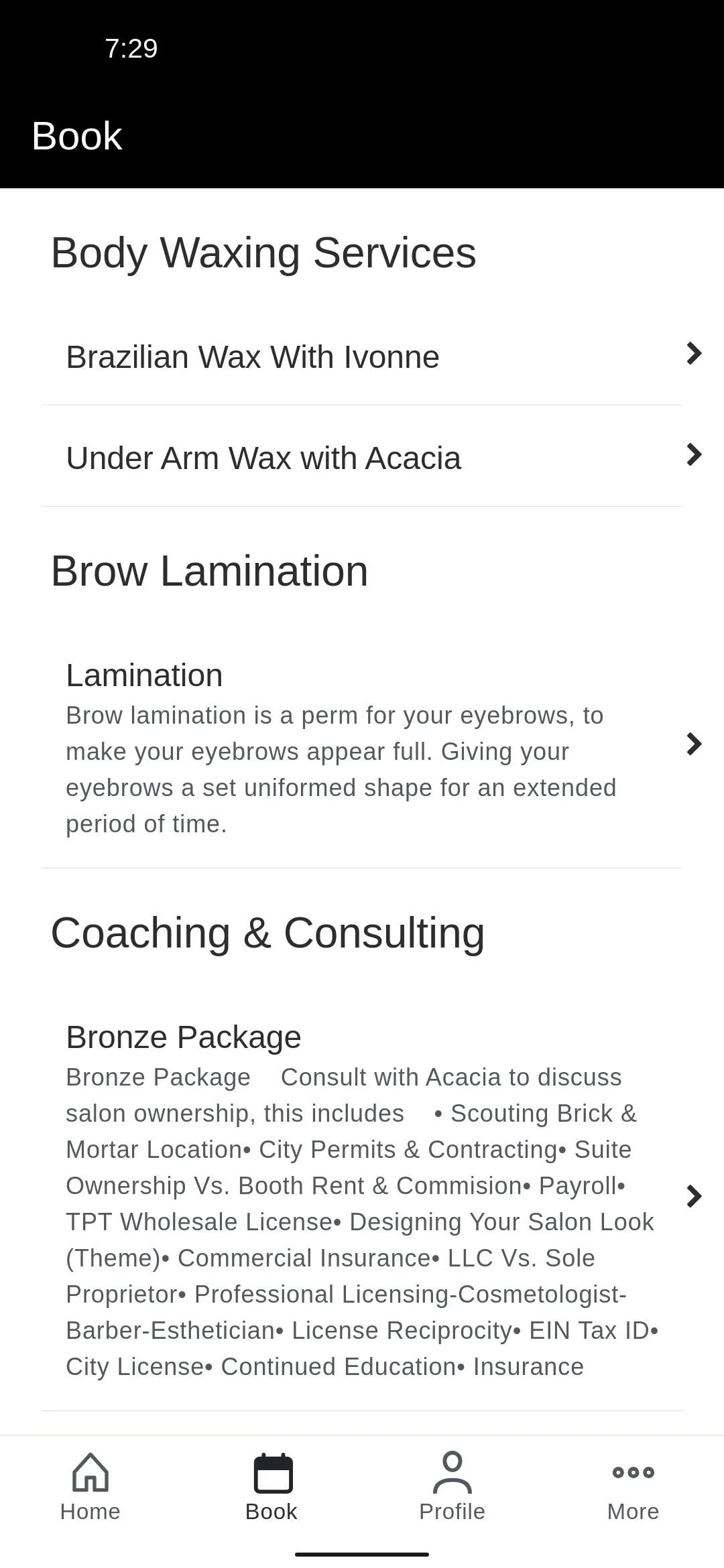 Acacia B. Brows and Beauty | Indus Appstore | Screenshot