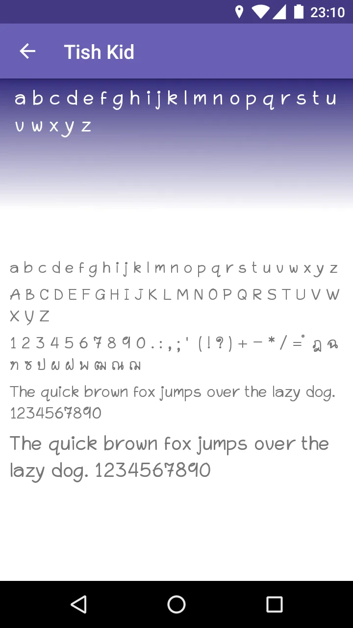 Thai Fonts for FlipFont | Indus Appstore | Screenshot