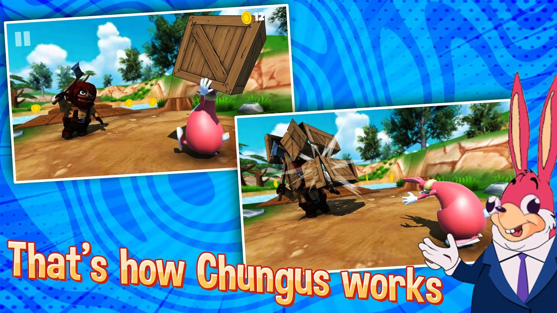 Big Chungus Run - Insane Crook | Indus Appstore | Screenshot