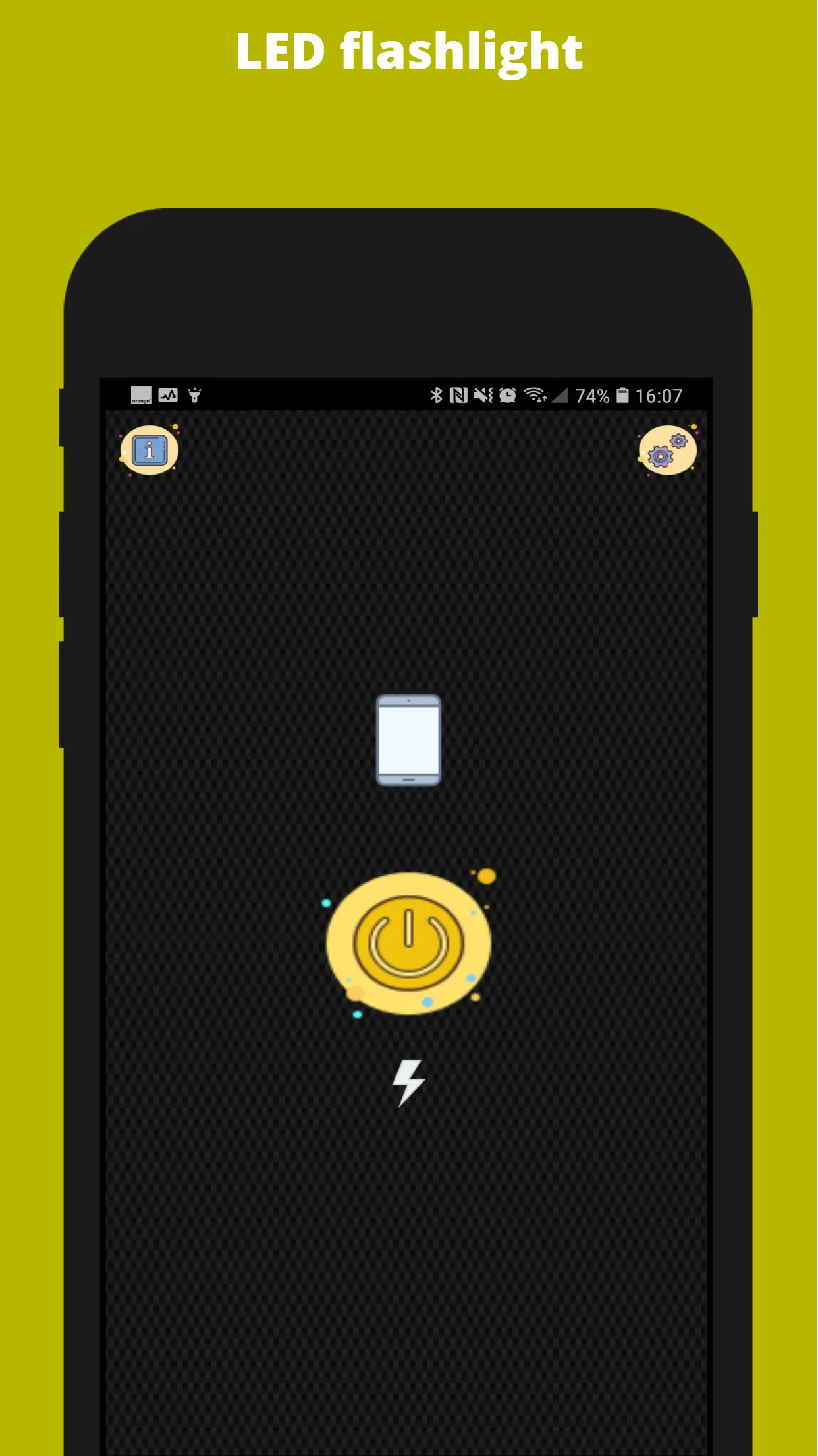 Flashlight G (galaxy) | Indus Appstore | Screenshot