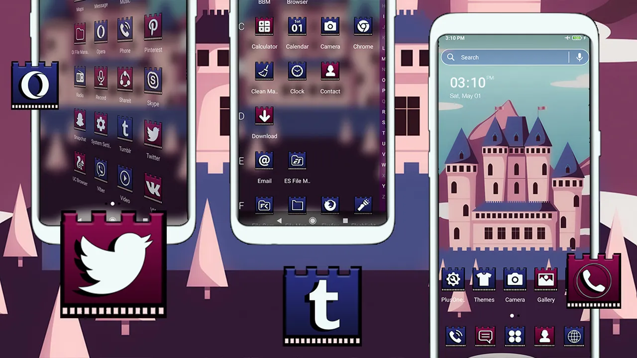 Castle Illustration Theme | Indus Appstore | Screenshot