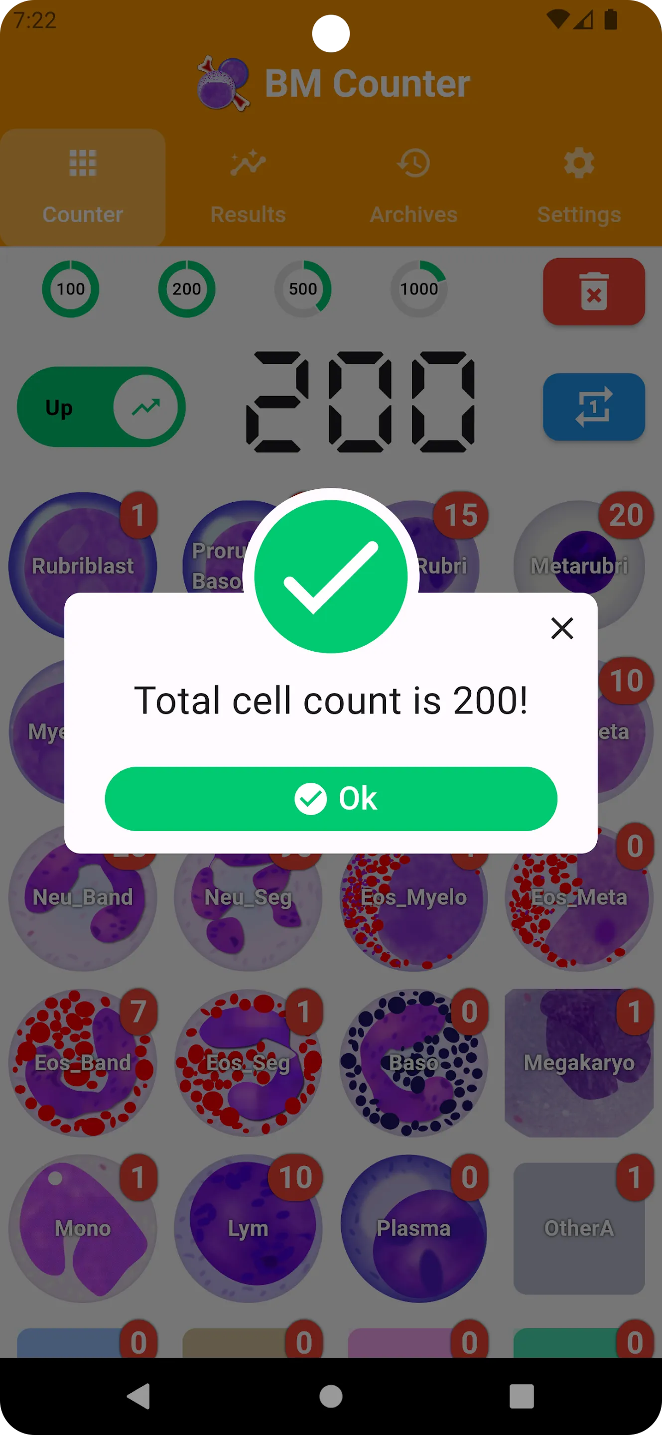 Bone Marrow Cells Counter | Indus Appstore | Screenshot