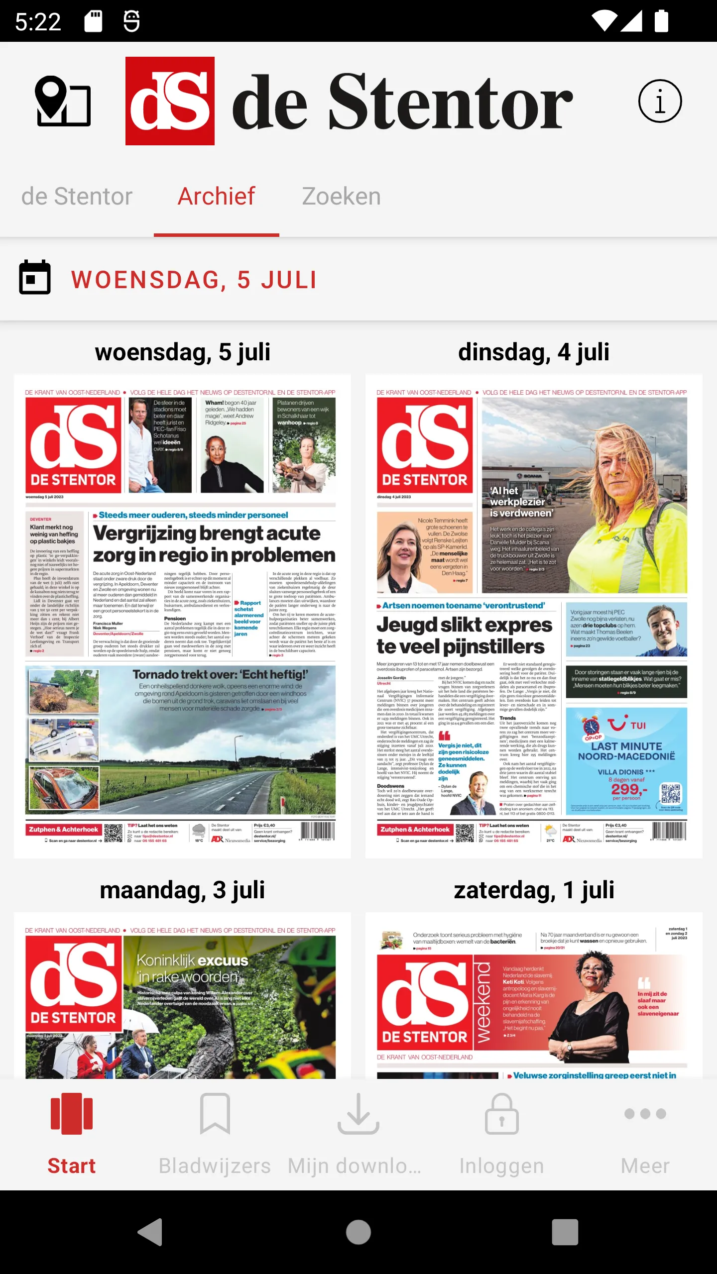 De Stentor - Digitale krant | Indus Appstore | Screenshot