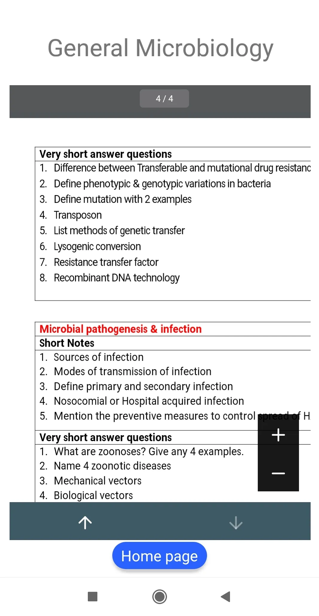 Microbiology Question Bank | Indus Appstore | Screenshot