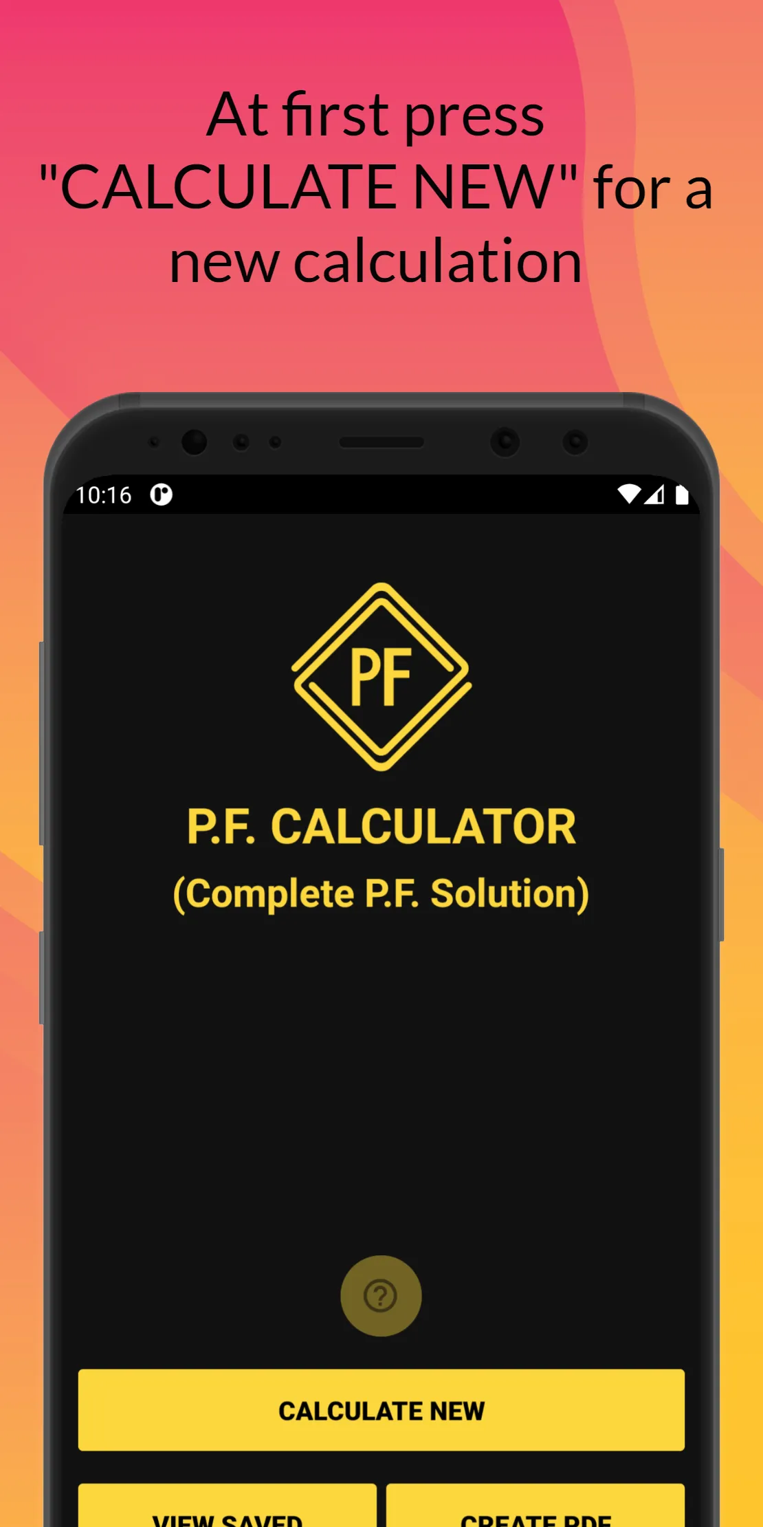 PF Calculator | Indus Appstore | Screenshot