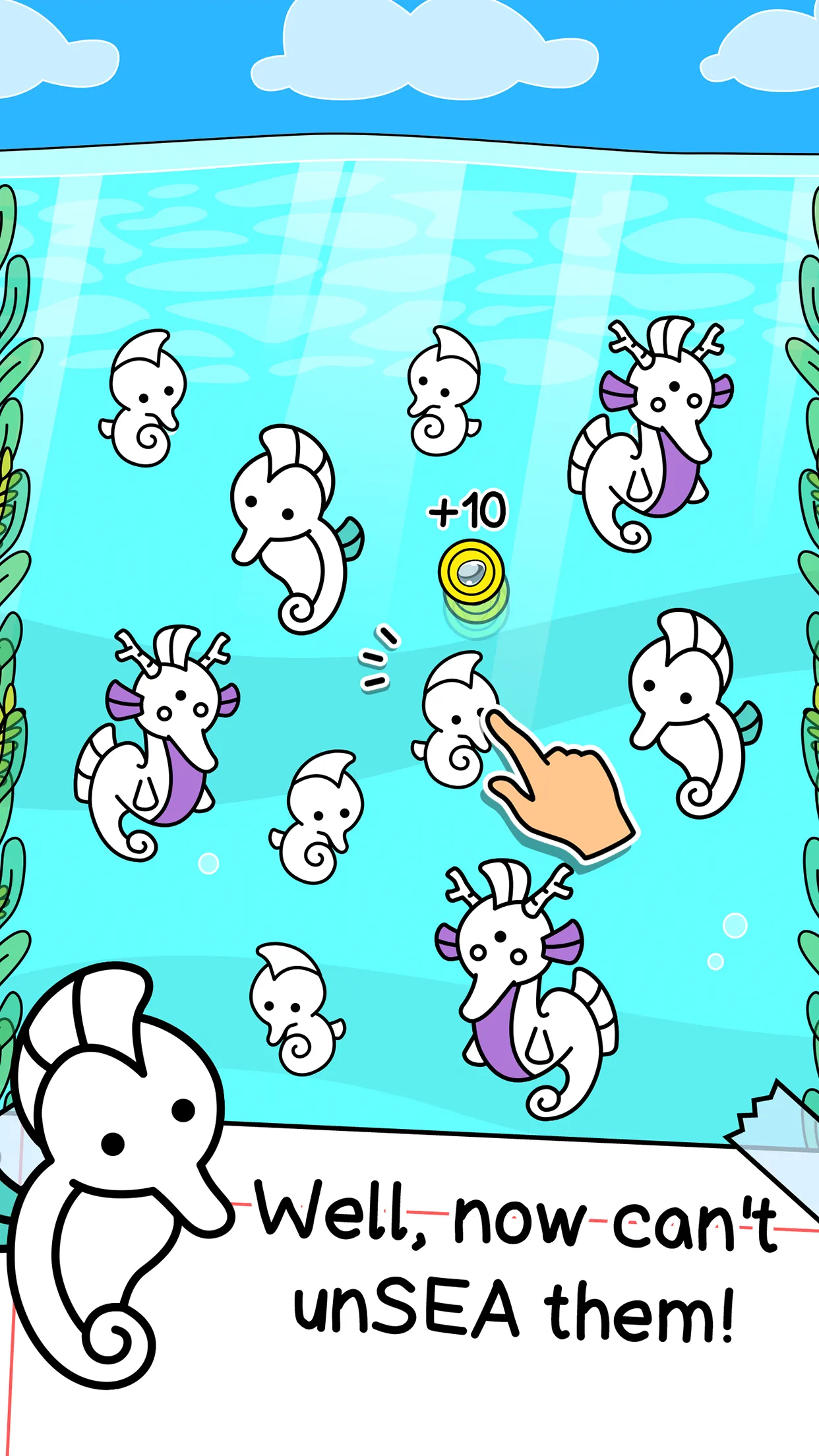 Seahorse Evolution: Sea Mutant | Indus Appstore | Screenshot