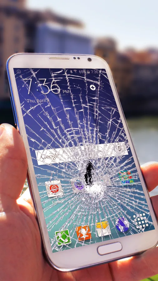 Broken Screen Prank | Indus Appstore | Screenshot