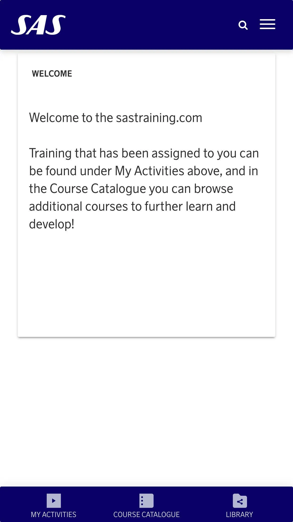 SAS Training | Indus Appstore | Screenshot