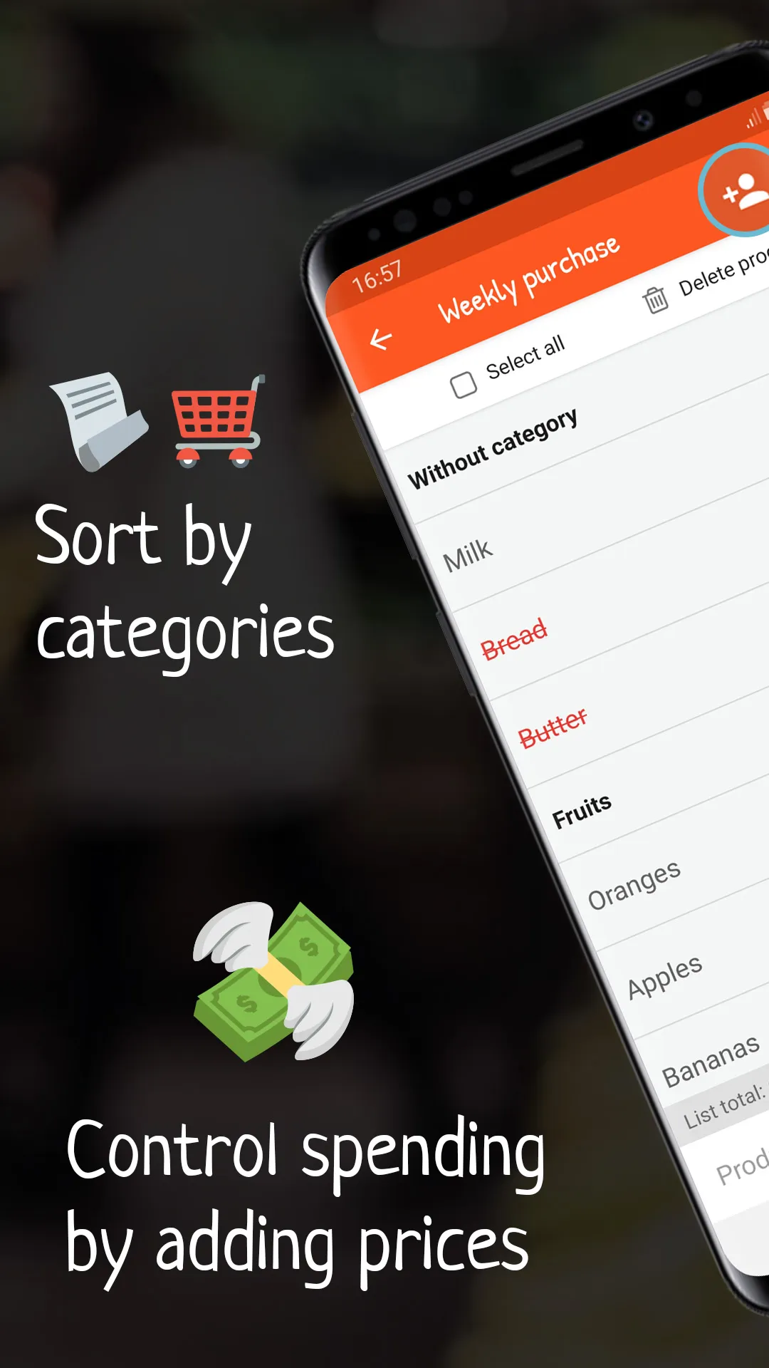 Listic - Shopping List Shared | Indus Appstore | Screenshot