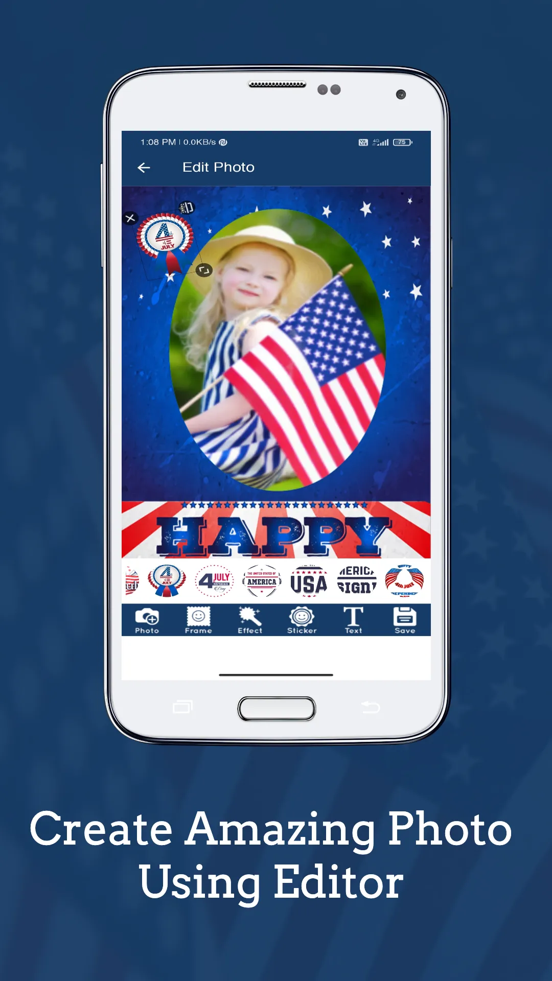 4th Of July Wishes & Cards | Indus Appstore | Screenshot