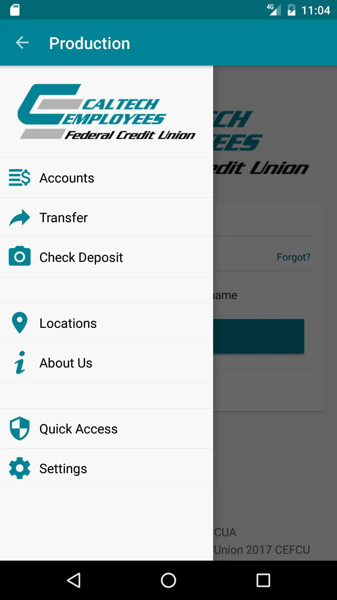 Caltech Employees FCU | Indus Appstore | Screenshot