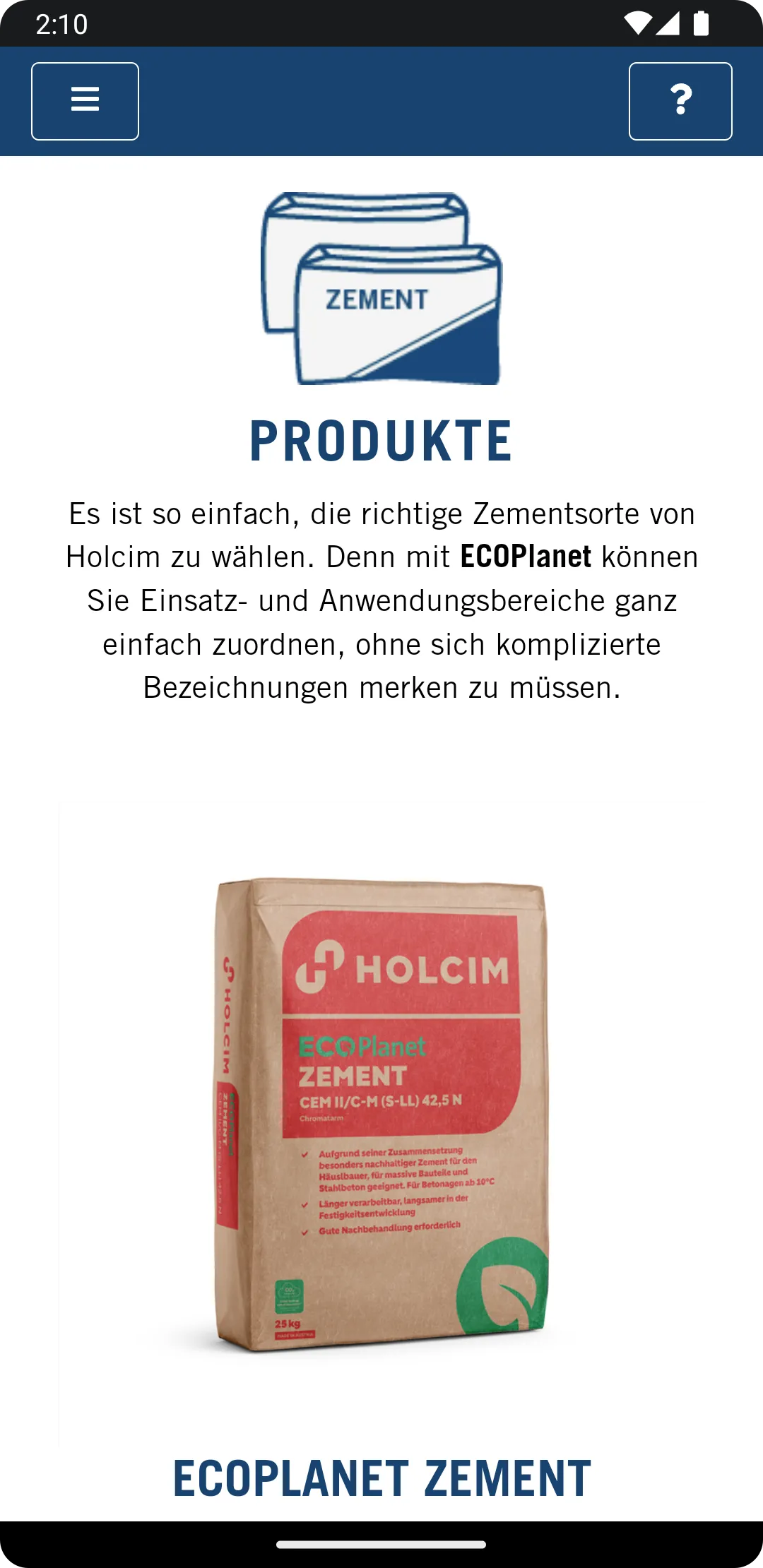 Richtig Betonieren von Holcim | Indus Appstore | Screenshot