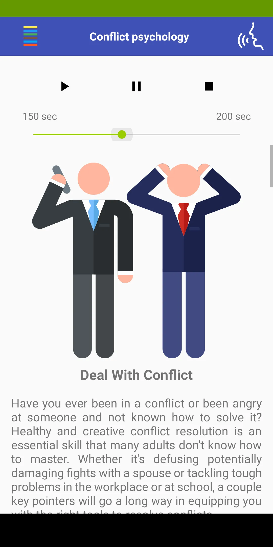 Conflict psychology | Indus Appstore | Screenshot