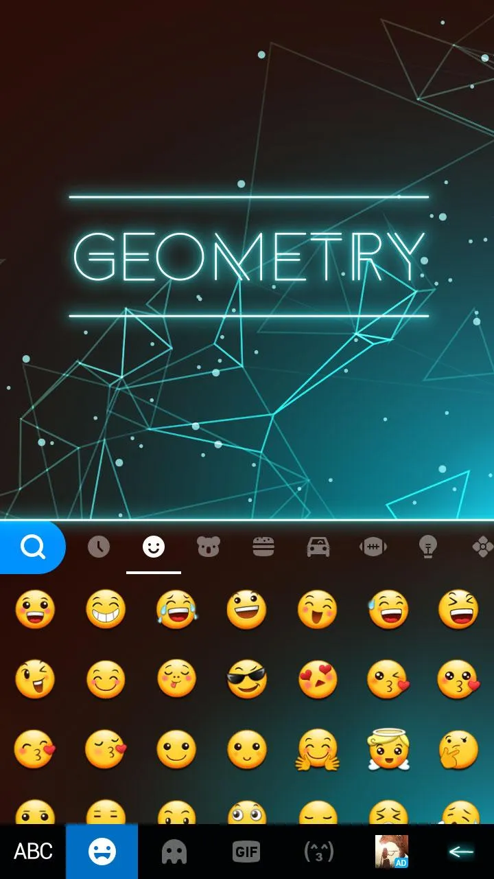 Keyboard - Geometry New Theme | Indus Appstore | Screenshot