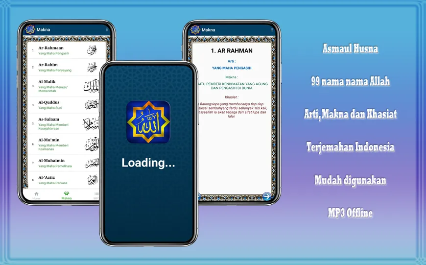 Asmaul Husna Arti dan Makna | Indus Appstore | Screenshot