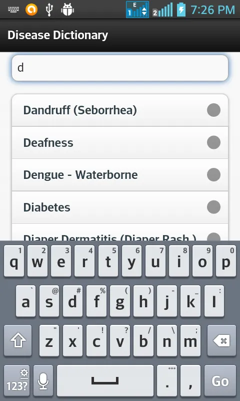 Disease dictionary | Indus Appstore | Screenshot