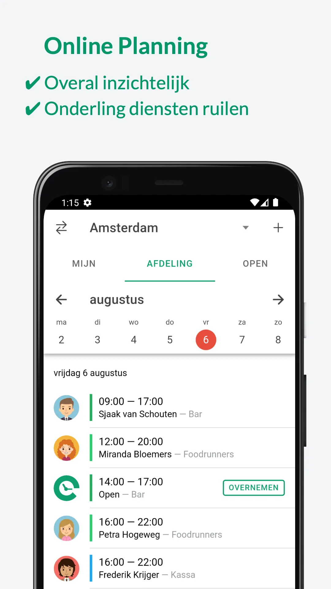 Werktijden | Indus Appstore | Screenshot