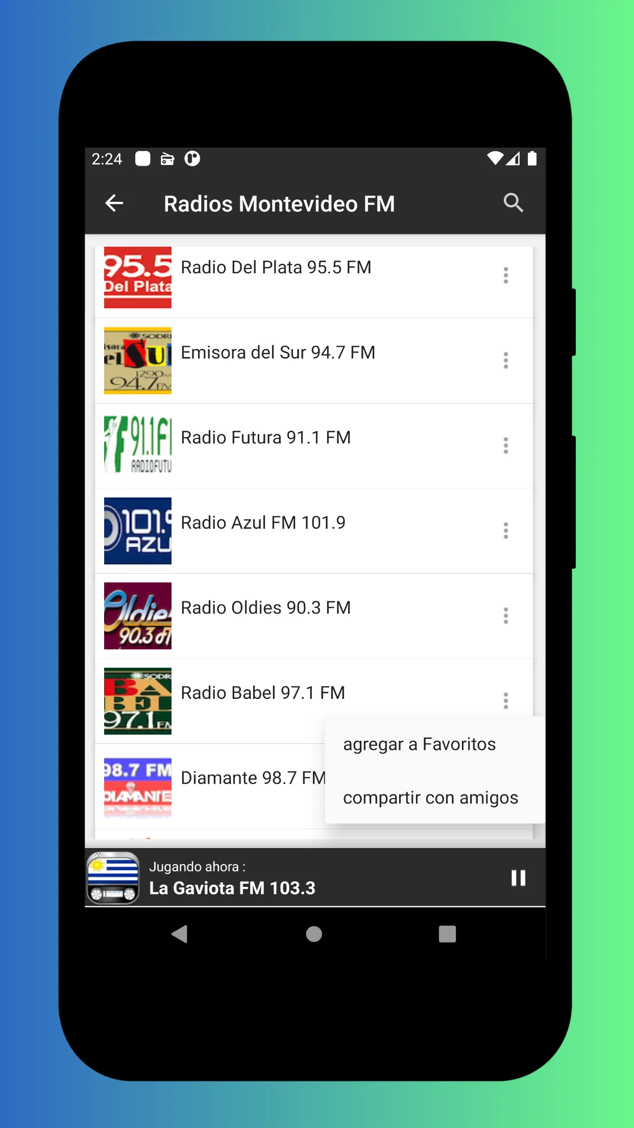 Radio Uruguay FM: Radio Online | Indus Appstore | Screenshot