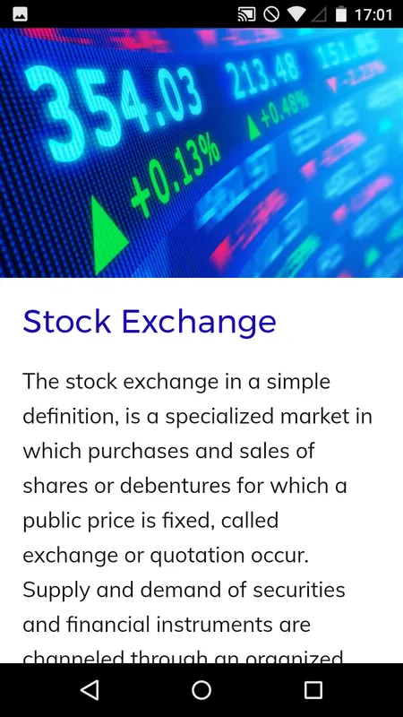 Stock Exchange Course | Indus Appstore | Screenshot