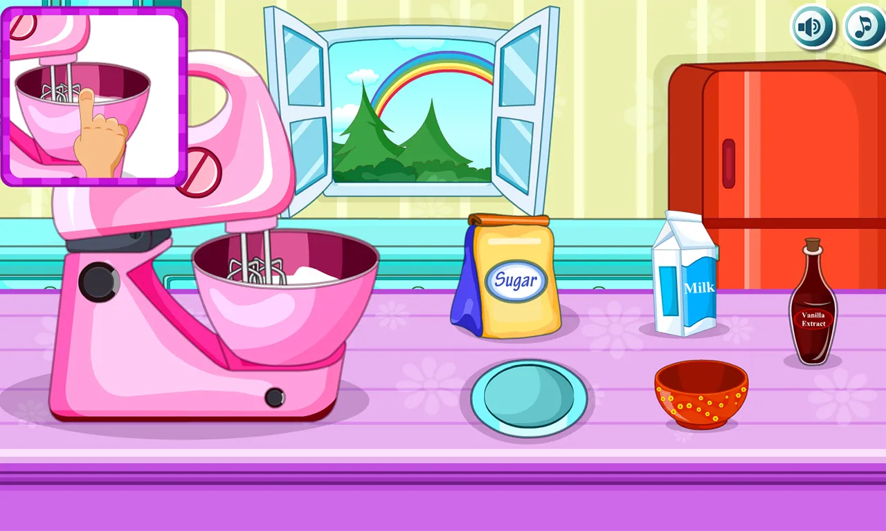 Cooking Rainbow Birthday Cake | Indus Appstore | Screenshot