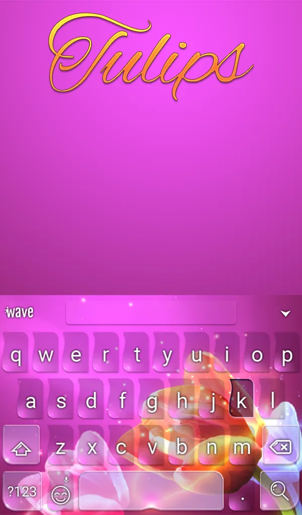 Tulips Keyboard & Wallpaper | Indus Appstore | Screenshot