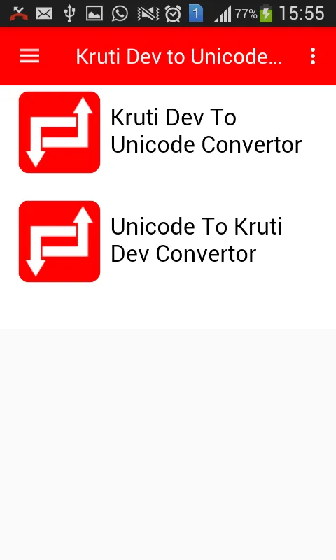 Kruti Dev to Unicode Convertor | Indus Appstore | Screenshot