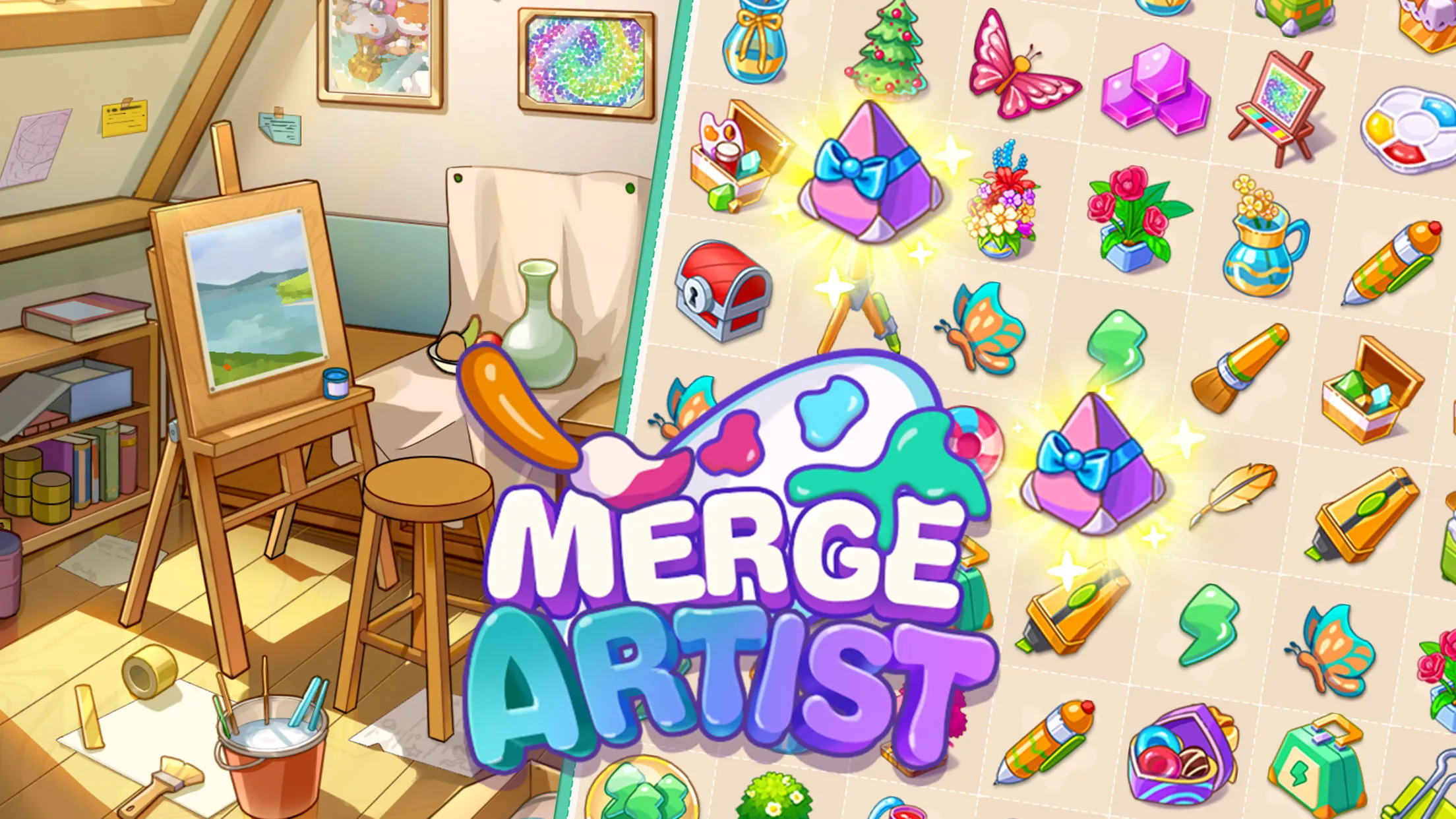 Merge Artist: Merge Games | Indus Appstore | Screenshot