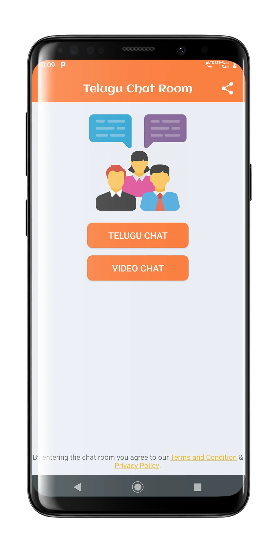 Telugu Voice& Chat Conference | Indus Appstore | Screenshot